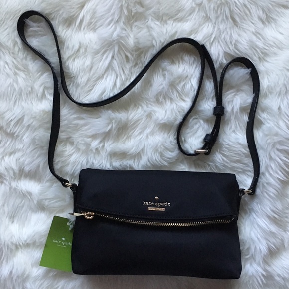 kate spade Handbags - Kate Spade Classic Nylon Mini Carson in Black